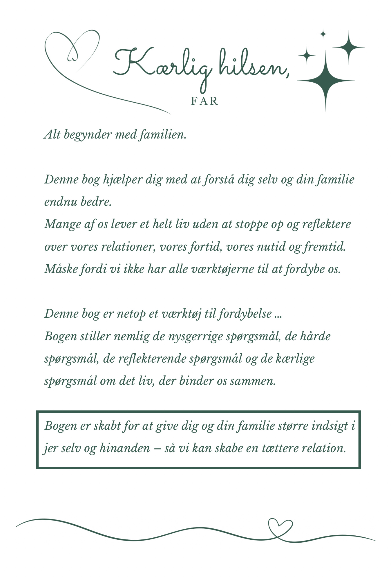 Kærlig hilsen, far