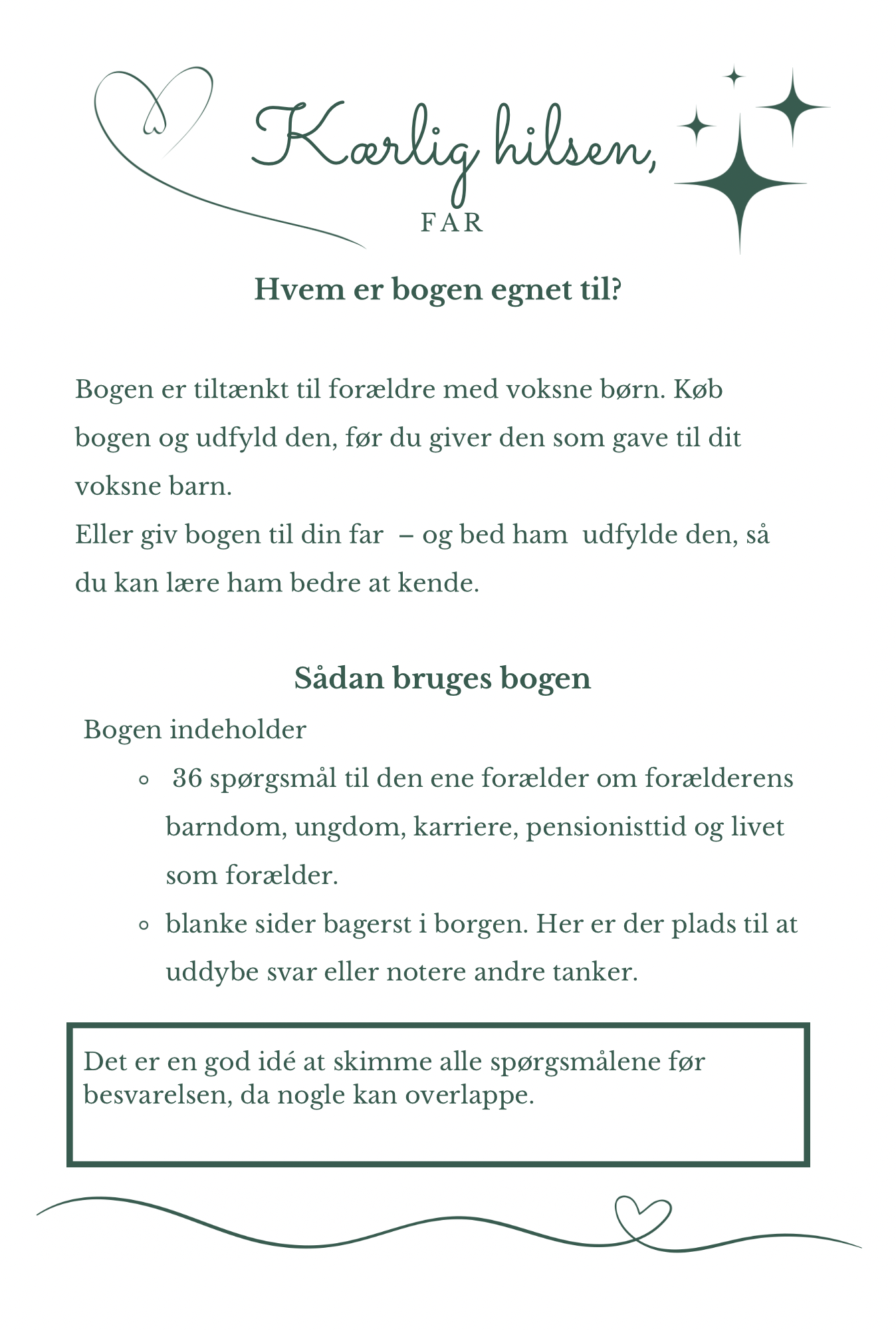 Kærlig hilsen, far